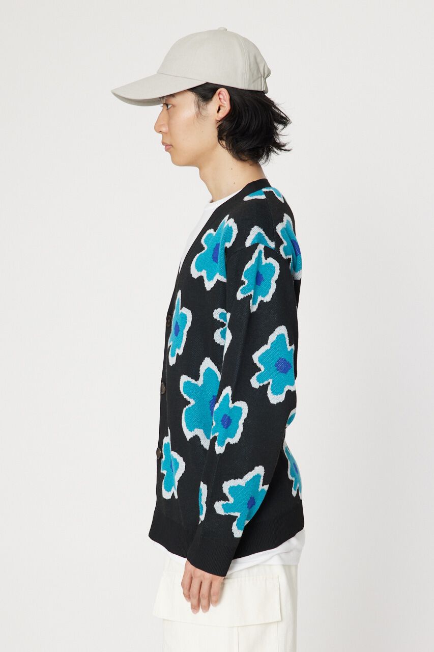 RODEO CROWNS「フラワージャガードニットカーディガン」|カーディガン|