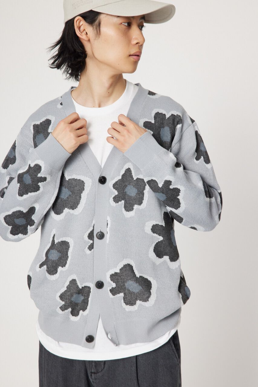 RODEO CROWNS「フラワージャガードニットカーディガン」|カーディガン|