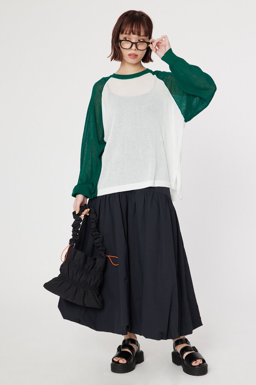 RODEO CROWNS「シアーラグランニットトップス」|ニット・セーター|