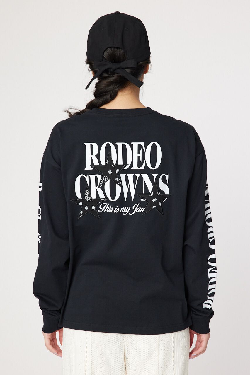 RODEO CROWNS「バンダナスターアップリケL/S Tシャツ」|Tシャツ・カットソー|