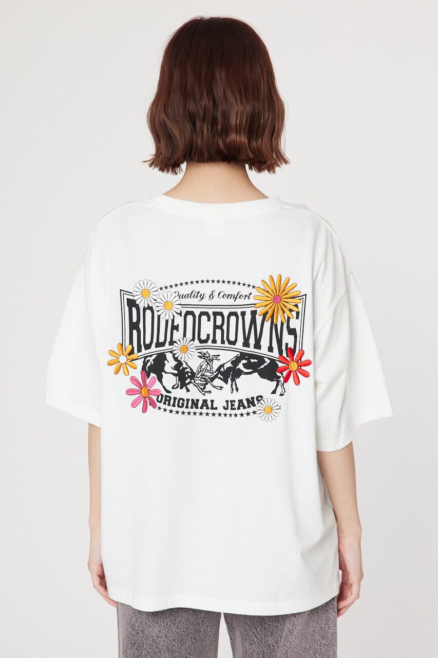 RODEO CROWNS「Flower Bloom Logo Tシャツ」|Tシャツ・カットソー|