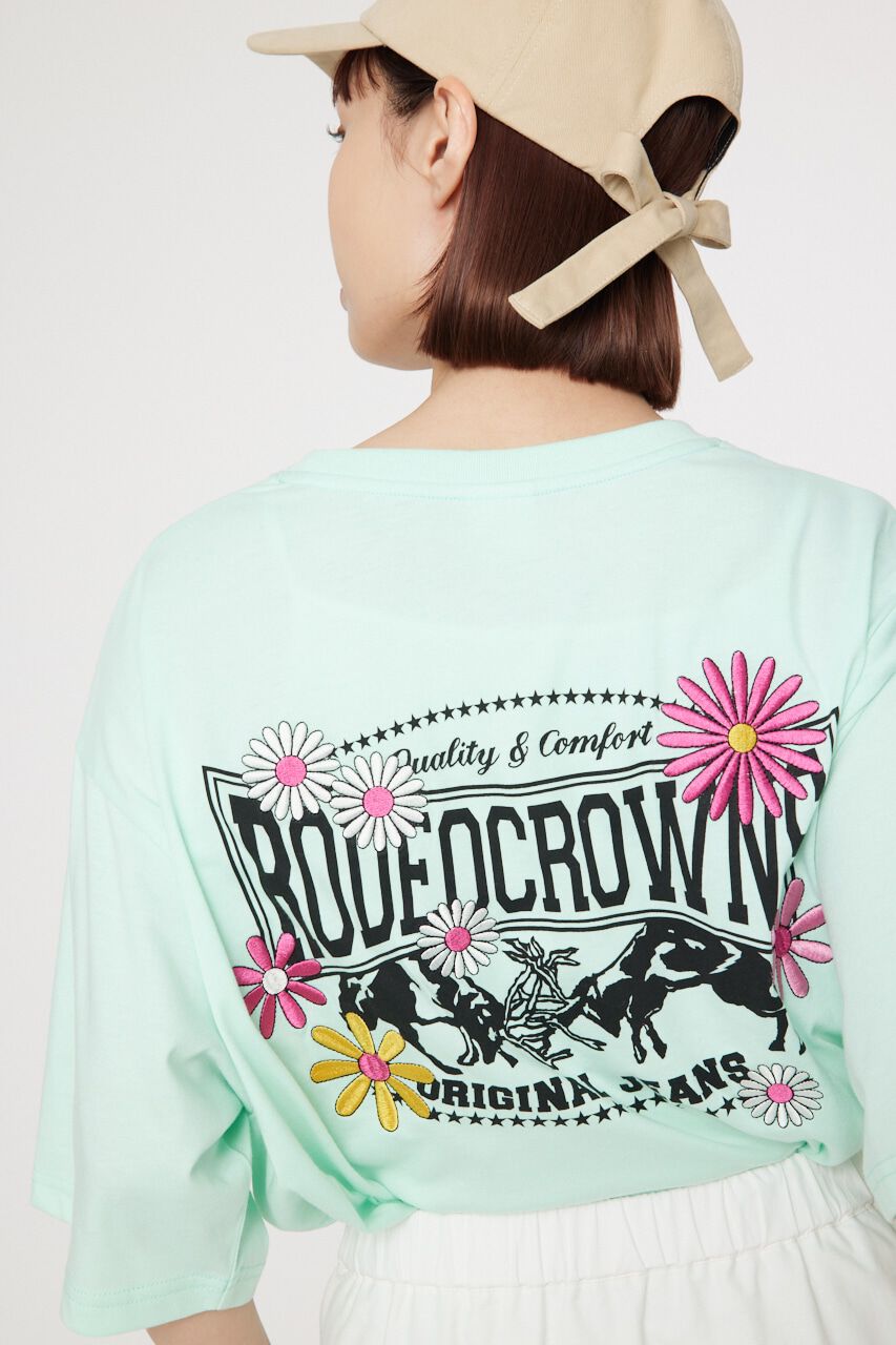 RODEO CROWNS「Flower Bloom Logo Tシャツ」|Tシャツ・カットソー|
