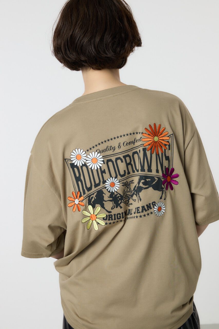 RODEO CROWNS「Flower Bloom Logo Tシャツ」|Tシャツ・カットソー|L/KHA1