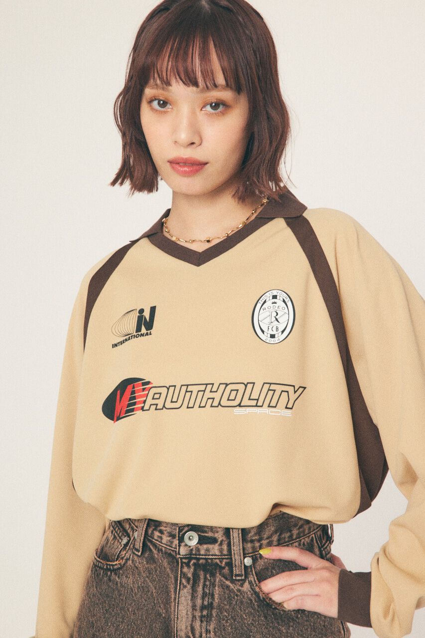 RODEO CROWNS「GAME L/S トップス」|Tシャツ・カットソー|BEG