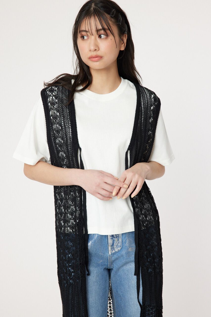 RODEO CROWNS「ニットロングジレ」|ニット・セーター|