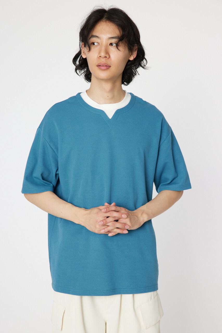 RODEO CROWNS「フェイクレイヤー Tシャツ」|Tシャツ・カットソー|L/BLU1