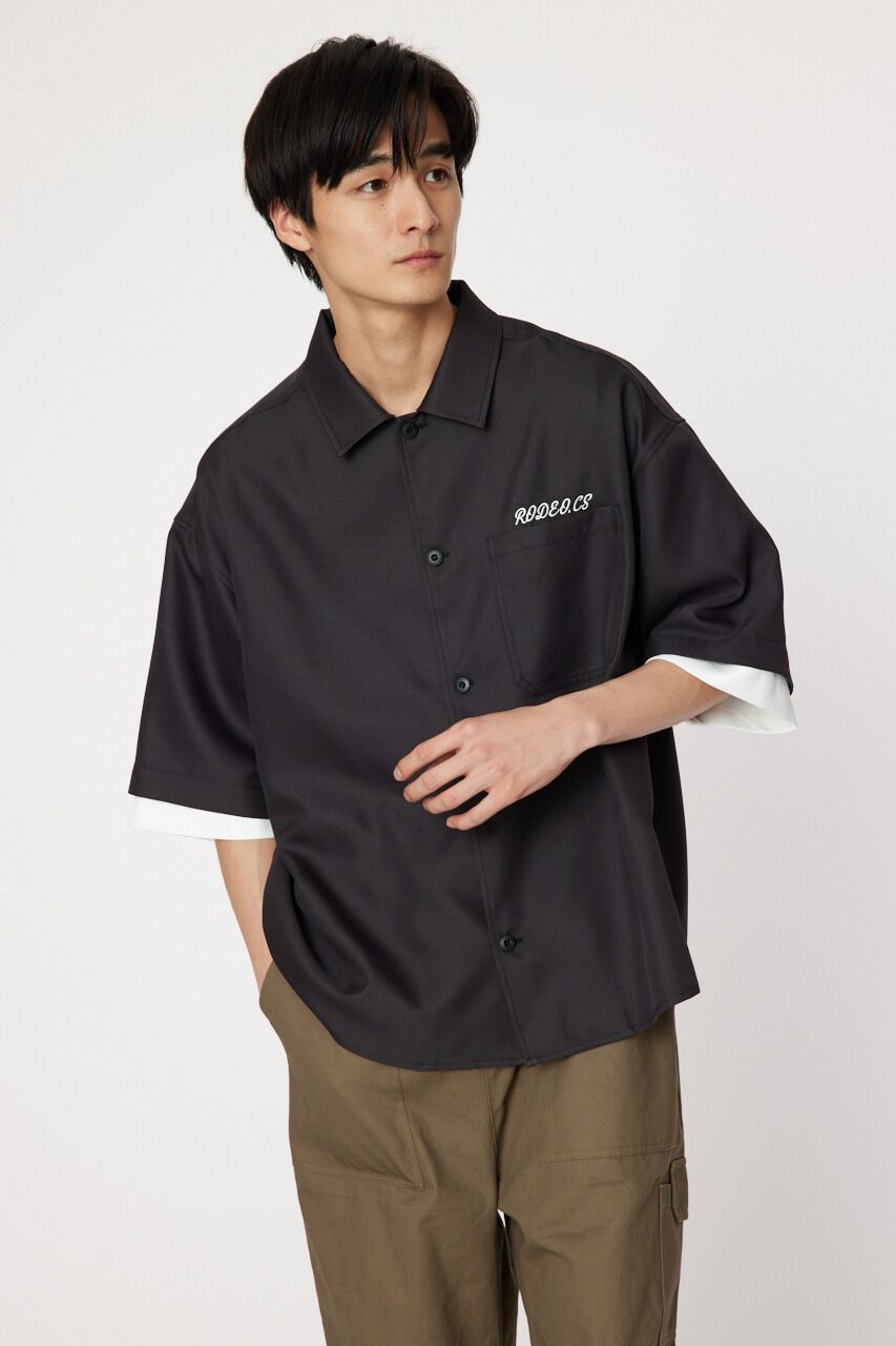 RODEO CROWNS「レイヤードオーバーシャツ」|シャツ・ブラウス|