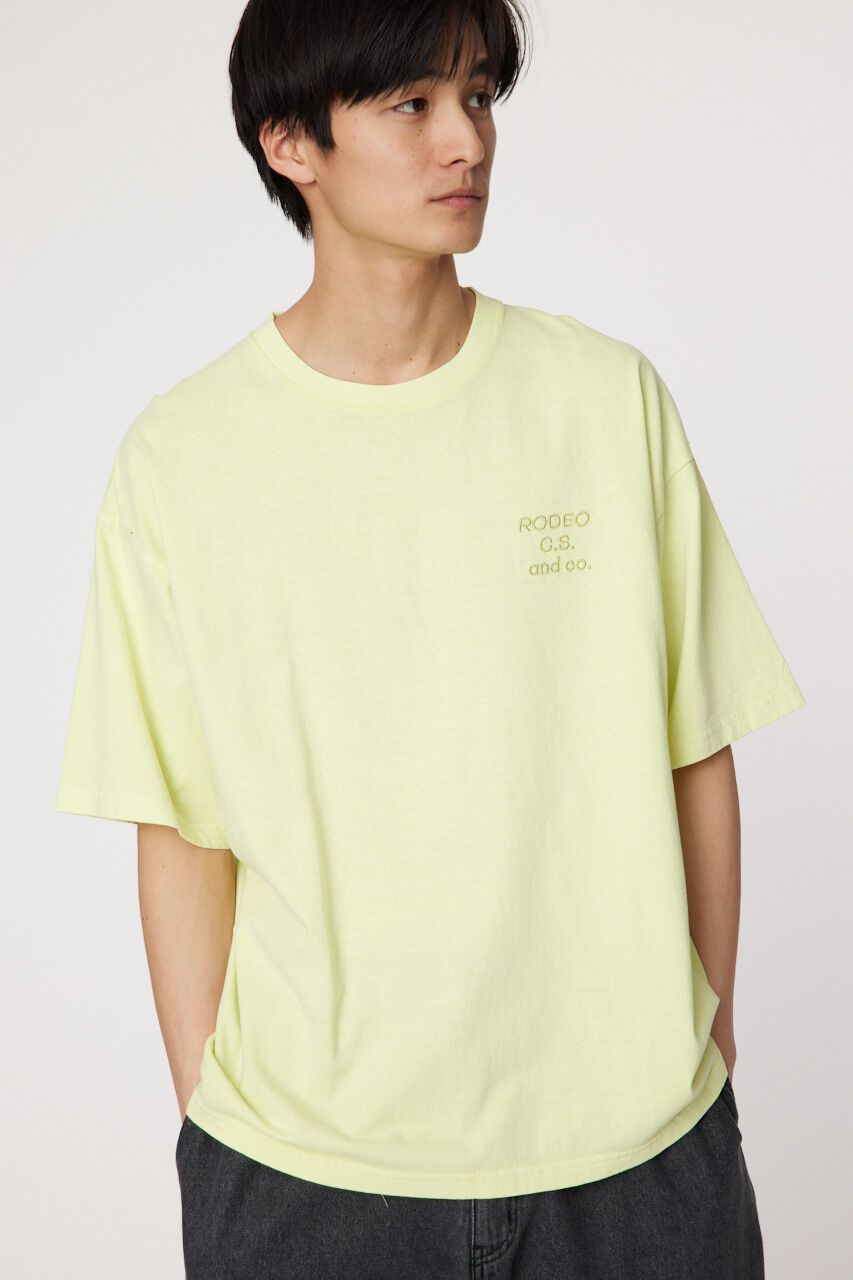RODEO CROWNS「メンズRCS加工カラーTシャツ」|Tシャツ・カットソー|L/YEL1
