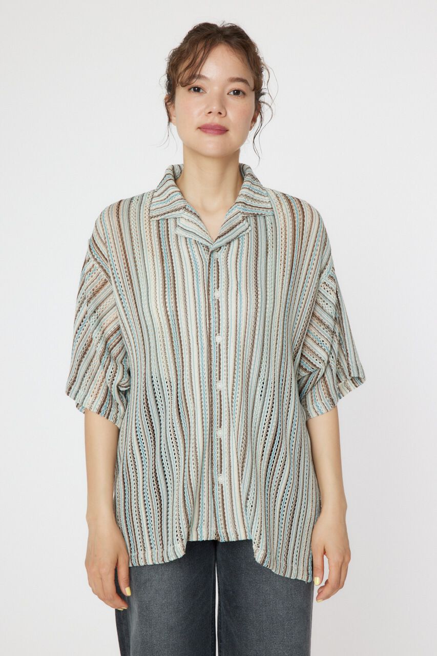 RODEO CROWNS「マルチストライプレースシャツ」|シャツ・ブラウス|