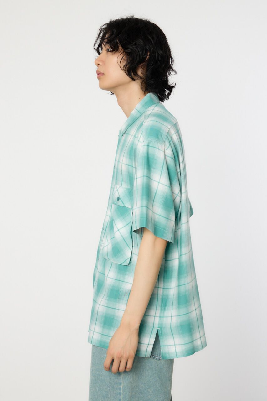 RODEO CROWNS「オンブレーチェックワークシャツ」|シャツ・ブラウス|