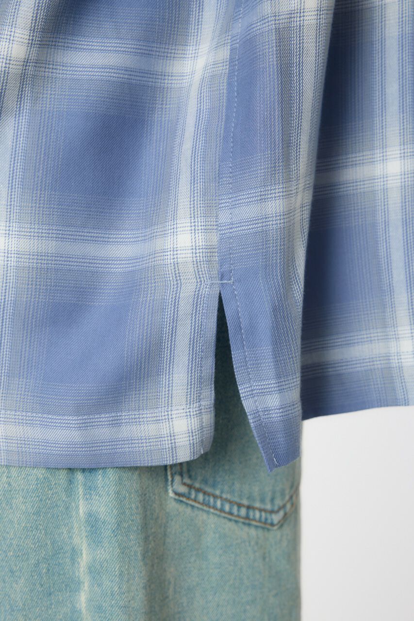 RODEO CROWNS「オンブレーチェックワークシャツ」|シャツ・ブラウス|