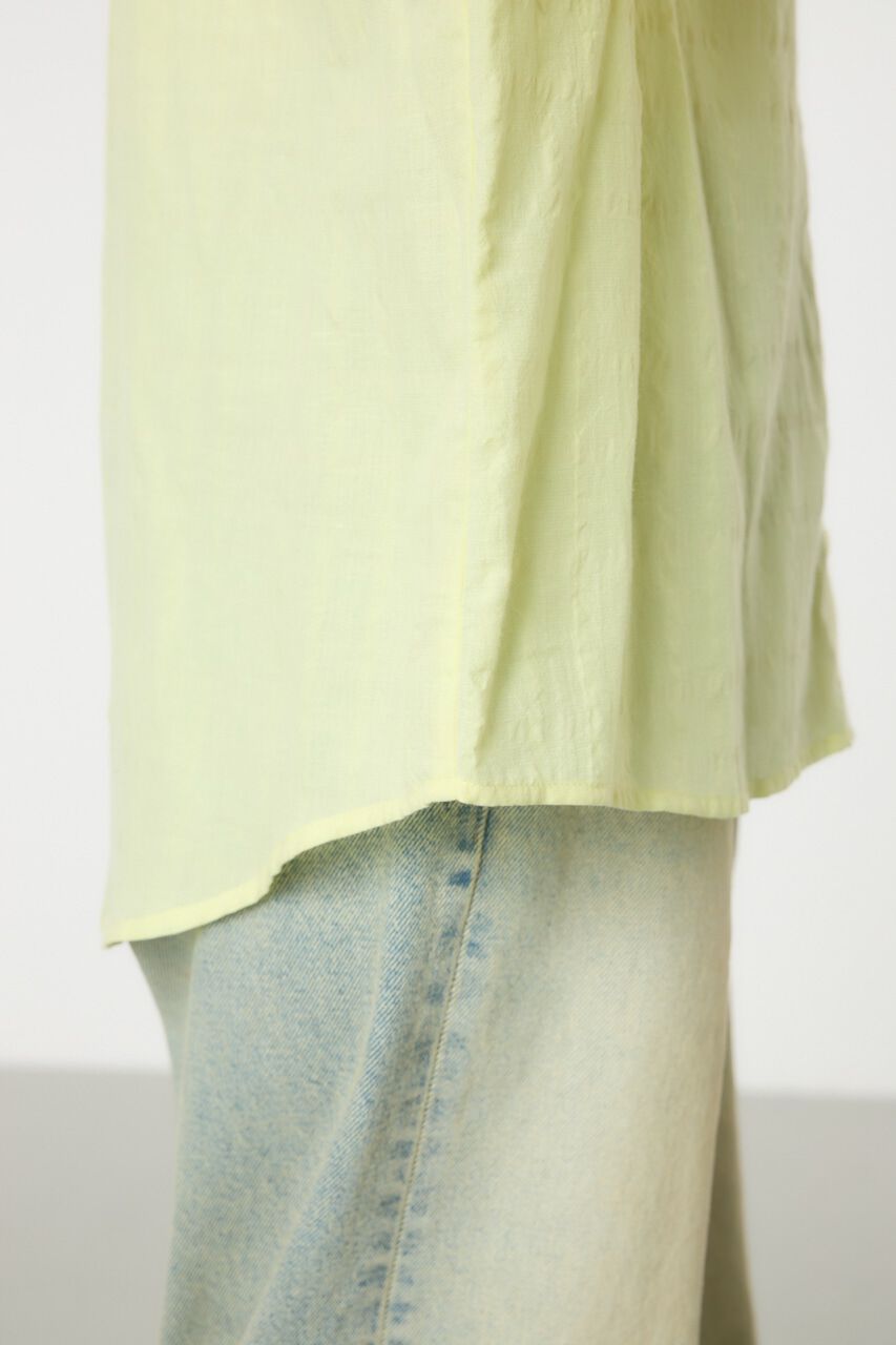 RODEO CROWNS「リネンライクロールアップシャツ」|シャツ・ブラウス|