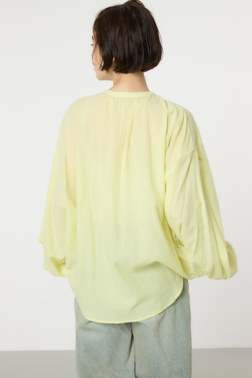 RODEO CROWNS「リネンライクロールアップシャツ」|シャツ・ブラウス|