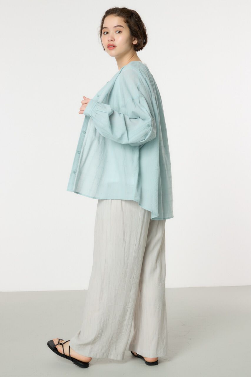 RODEO CROWNS「リネンライクロールアップシャツ」|シャツ・ブラウス|