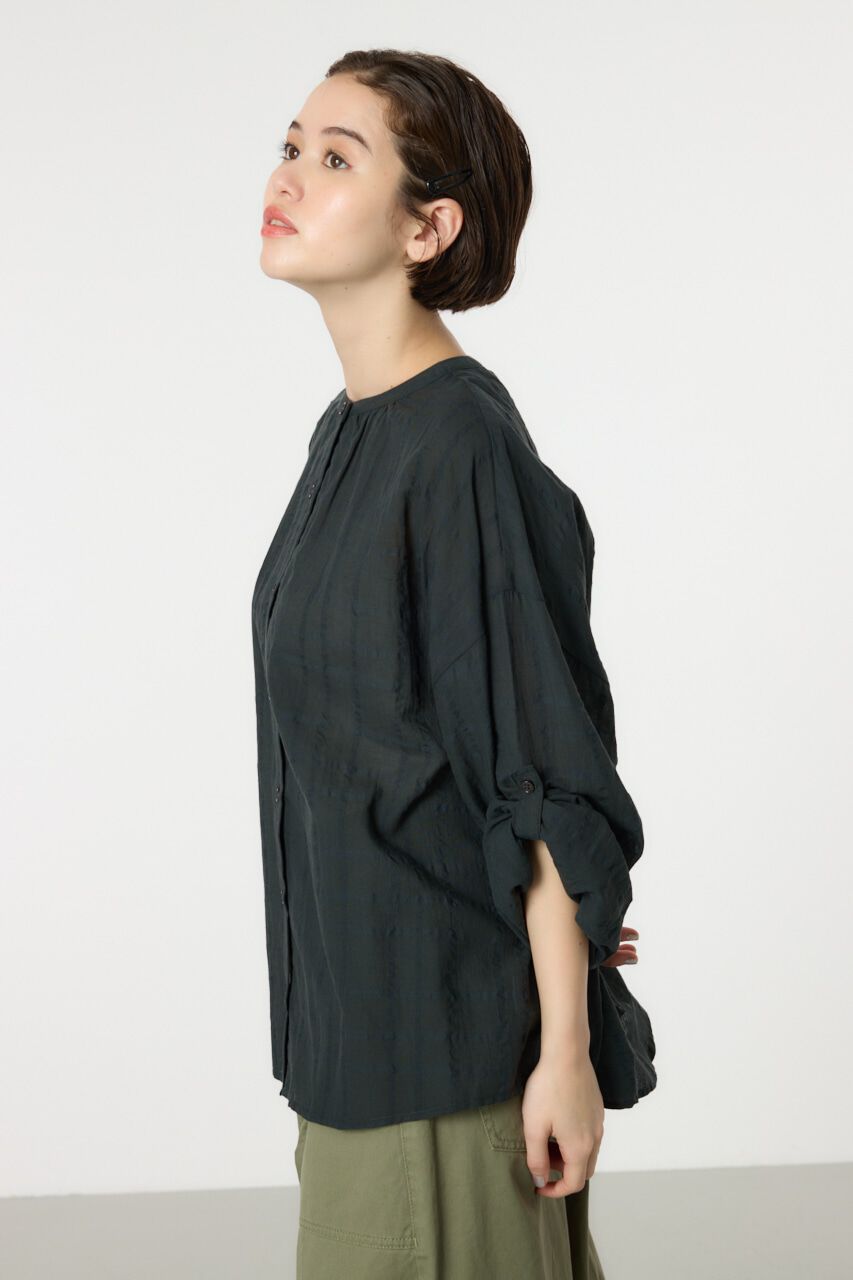 RODEO CROWNS「リネンライクロールアップシャツ」|シャツ・ブラウス|