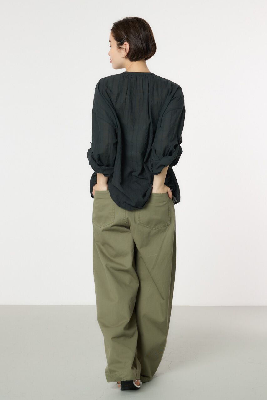 RODEO CROWNS「リネンライクロールアップシャツ」|シャツ・ブラウス|