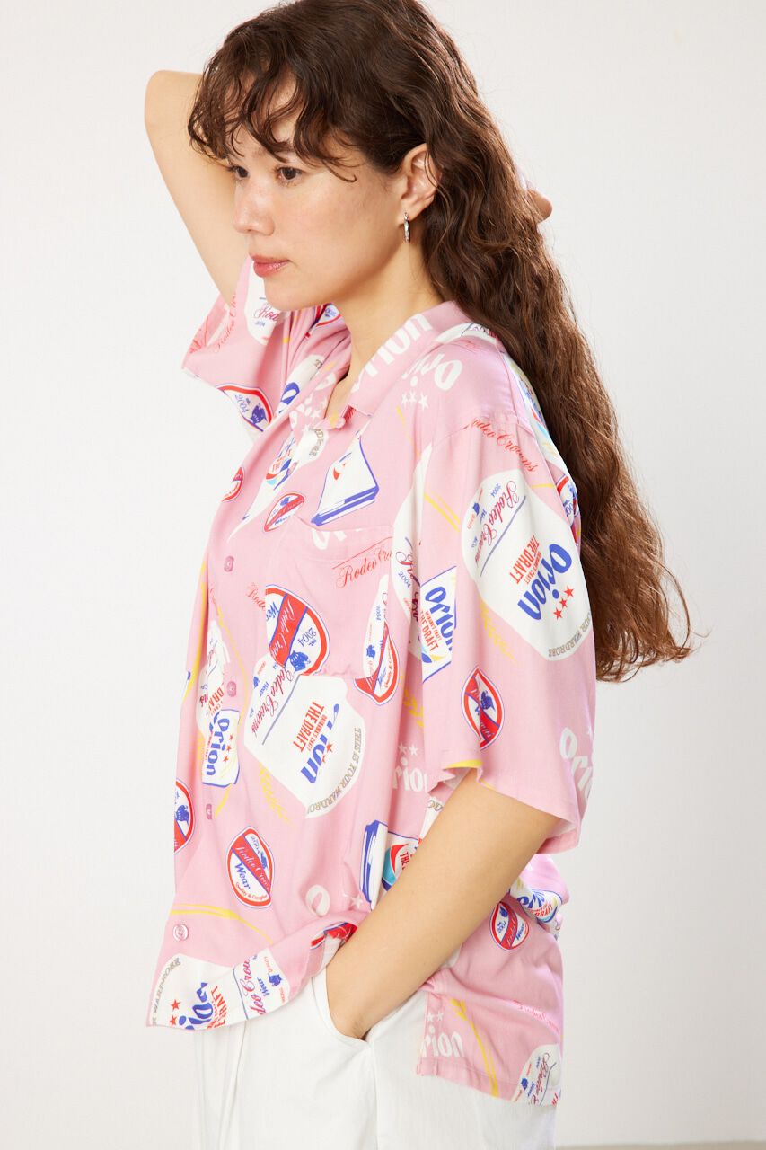 RODEO CROWNS「Orion Beer ｘRCSオープンカラーシャツ」|シャツ・ブラウス|