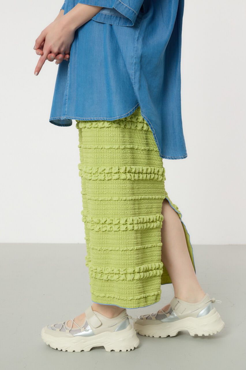 RODEO CROWNS「ふくれボーダーナロースカート」|スカート|