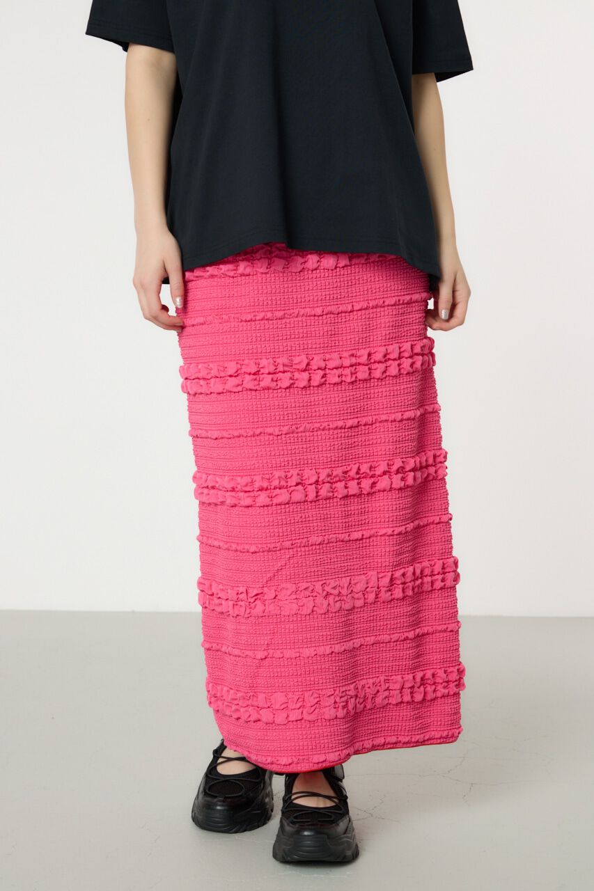 RODEO CROWNS「ふくれボーダーナロースカート」|スカート|