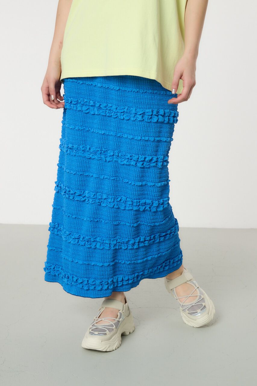 RODEO CROWNS「ふくれボーダーナロースカート」|スカート|