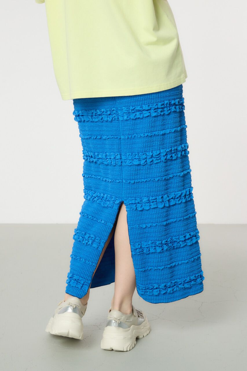 RODEO CROWNS「ふくれボーダーナロースカート」|スカート|