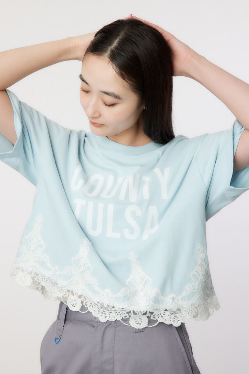 RODEO CROWNS「ヘムレーストップス」|Tシャツ・カットソー|SAX