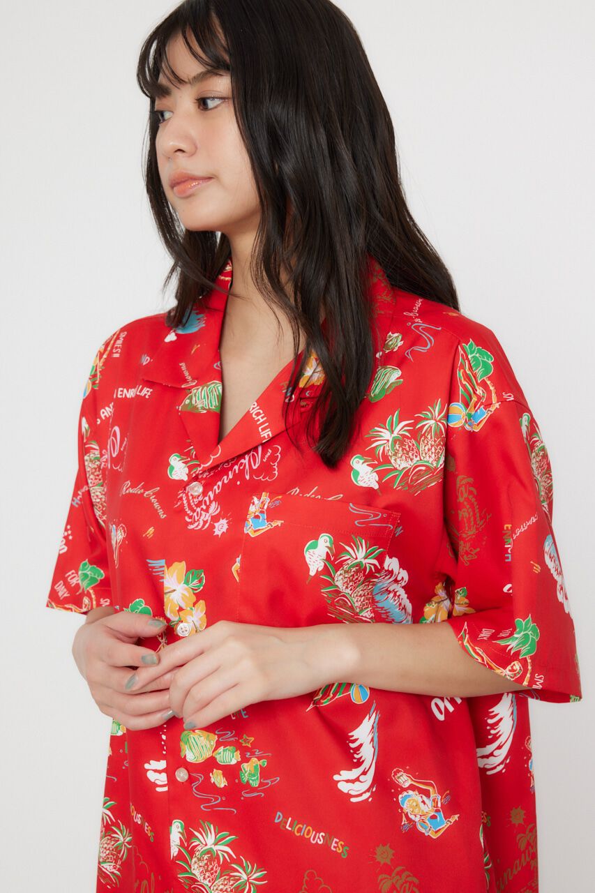 RODEO CROWNS「Orion Beer x RCS ORオープンカラーシャツ」|シャツ・ブラウス|