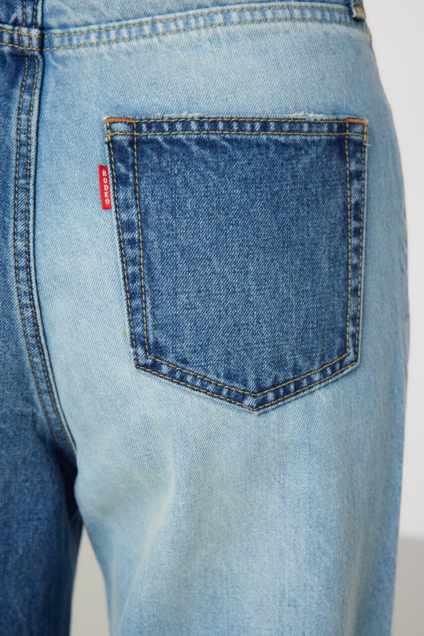 RODEO CROWNS「アシンメトリーDENIM PT」|デニム|