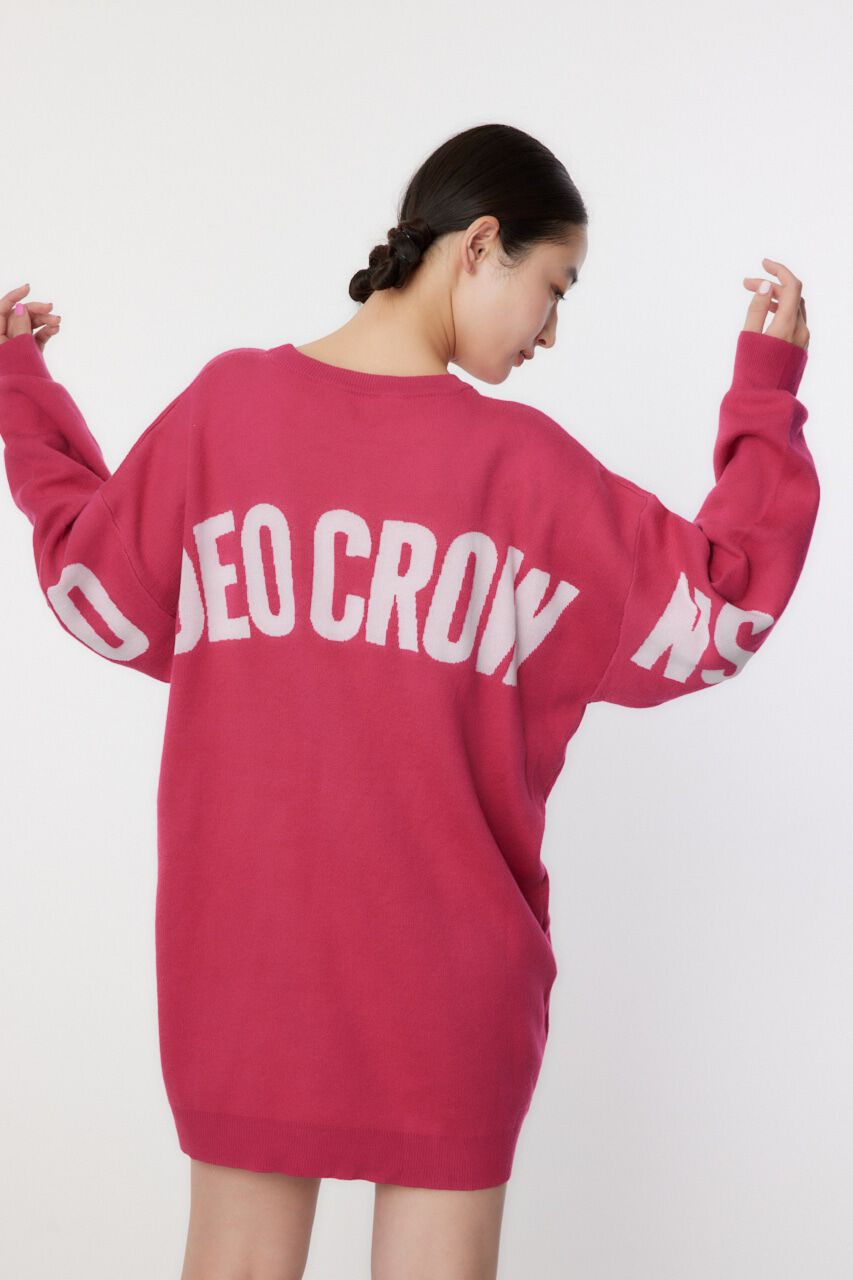 RODEO CROWNS「スウェットライクロゴニットワンピース」|ワンピース|