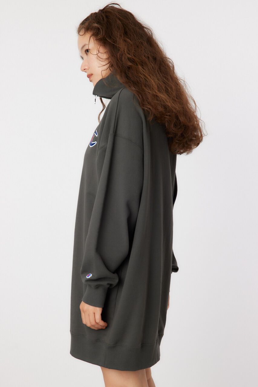 RODEO CROWNS「Champion ハーフジップスウェットワンピース」|ワンピース|