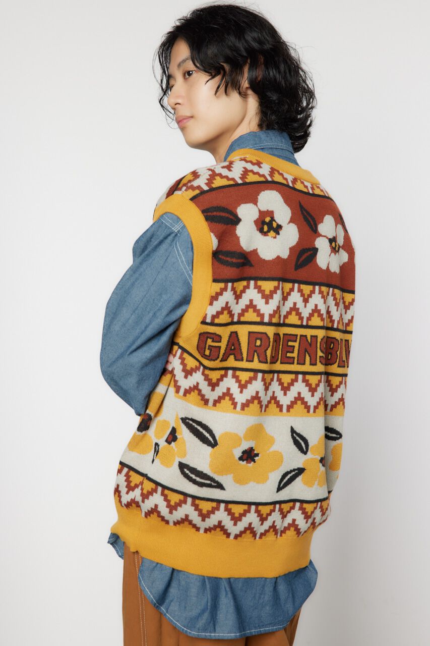 RODEO CROWNS「JQDニットベスト」|ニット・セーター|