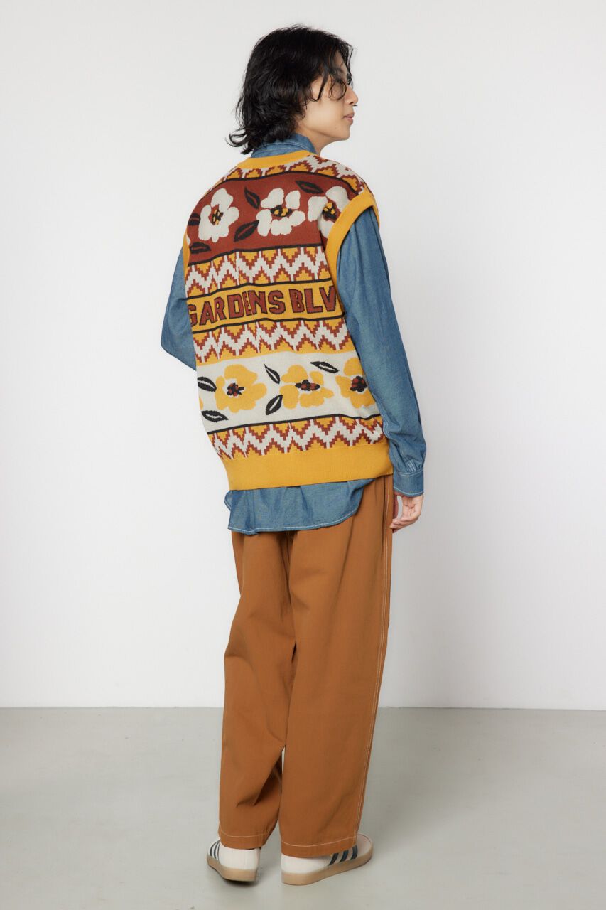 RODEO CROWNS「JQDニットベスト」|ニット・セーター|