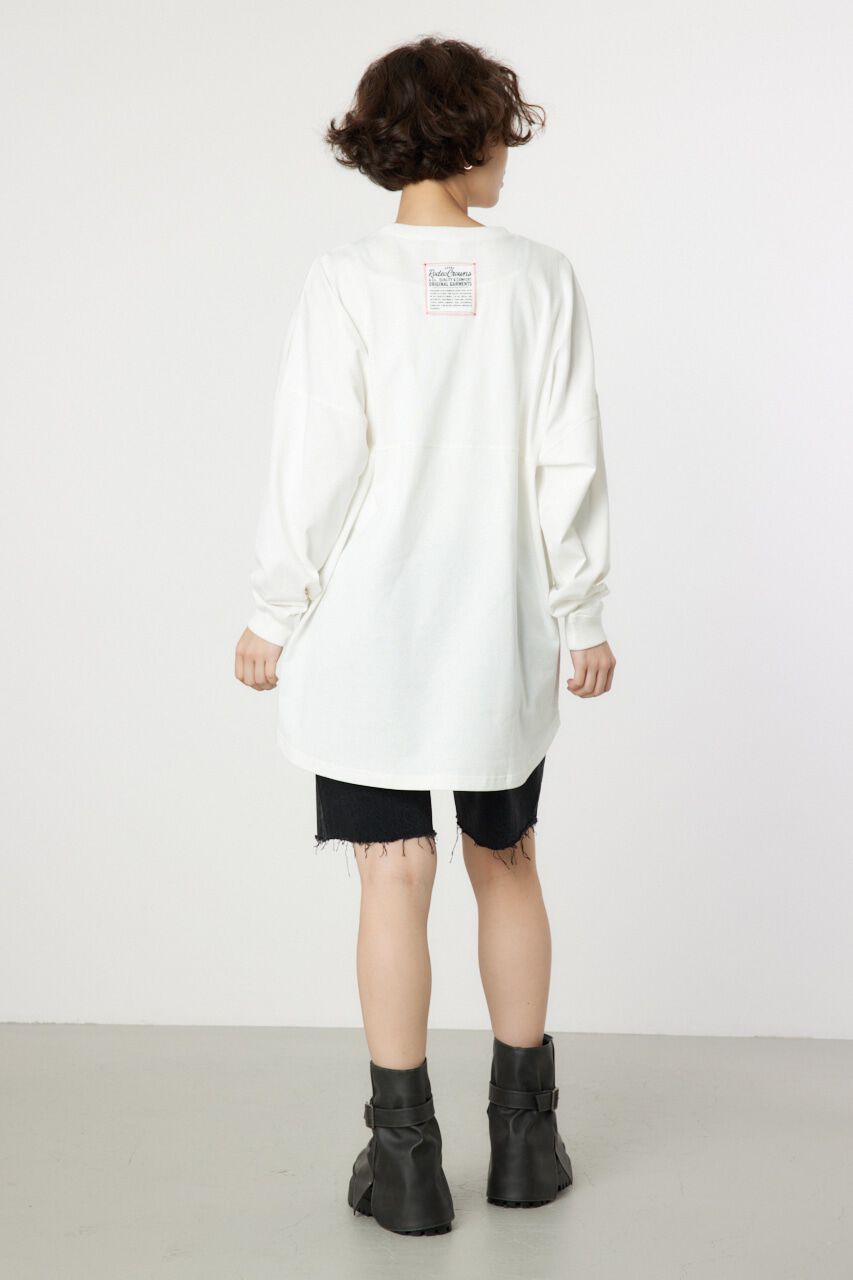 RODEO CROWNS「スクエアネームL/Sワンピース」|ワンピース|