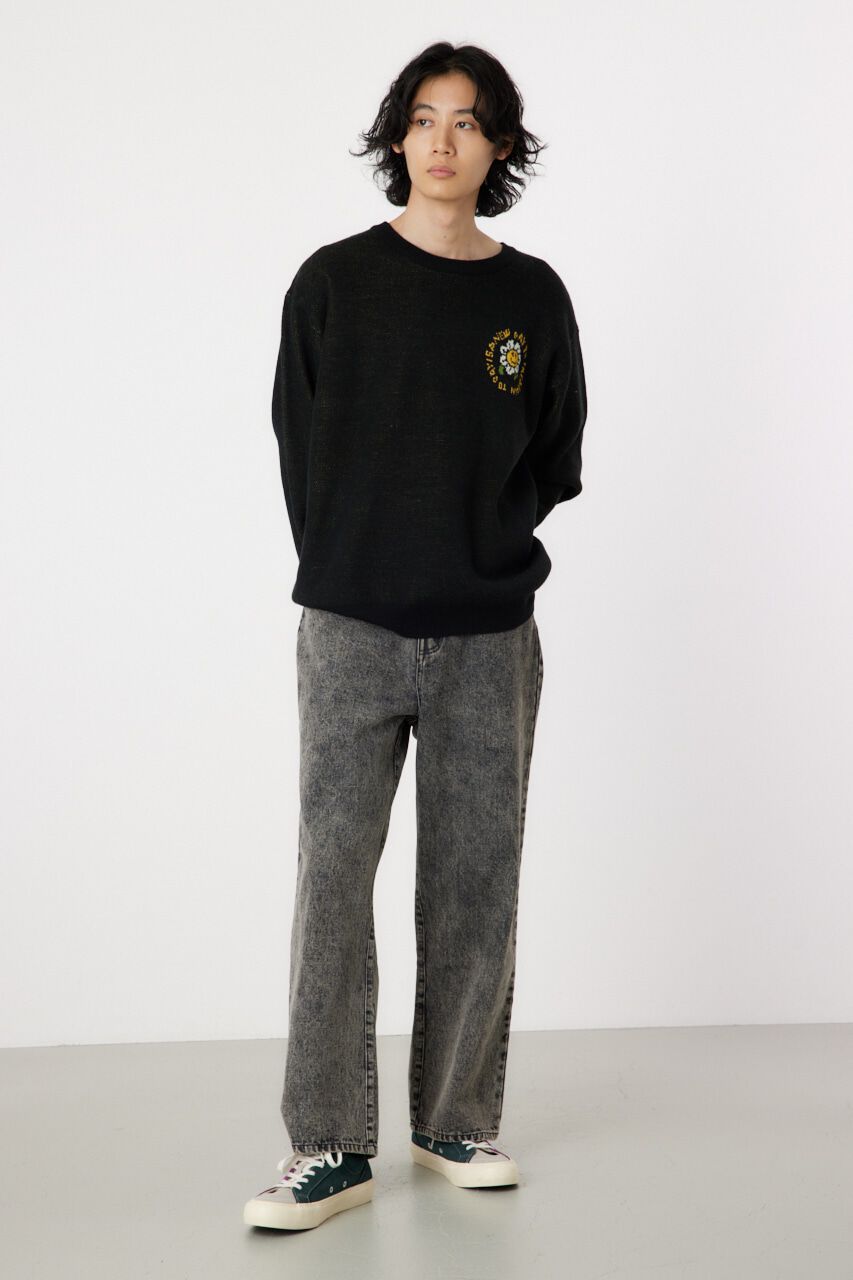 RODEO CROWNS「vintage wash ワイドデニムパンツ」|デニム|