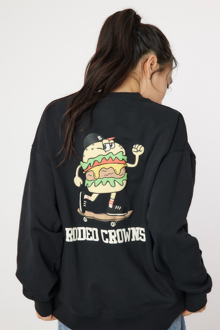 RODEO CROWNS「BURGER スウェット」|パーカー|