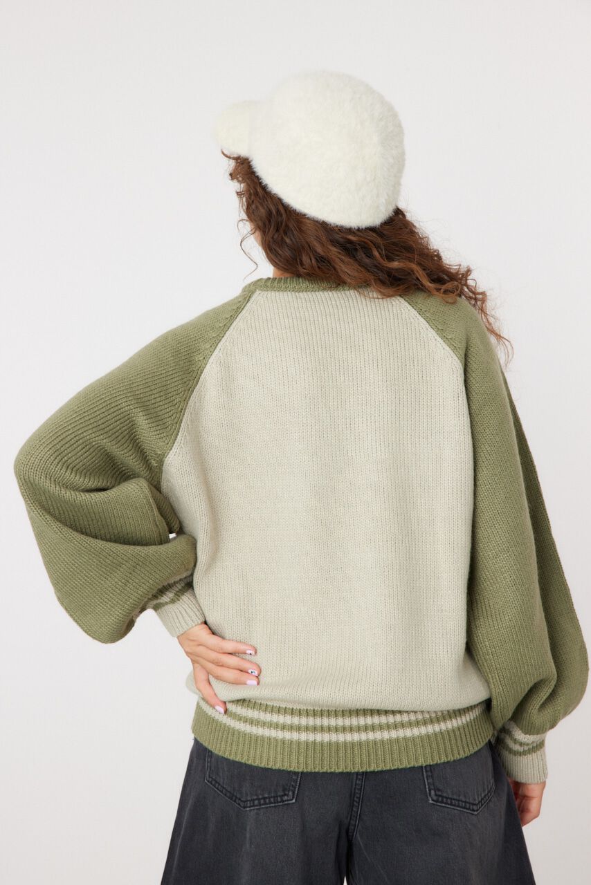 RODEO CROWNS「Cameo ラグランニットトップス」|ニット・セーター|