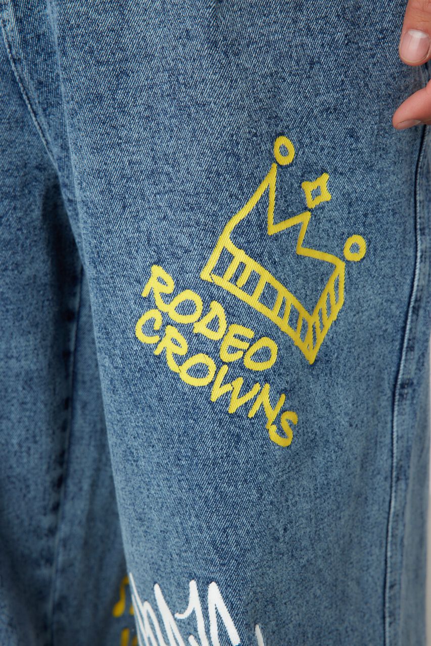 RODEO CROWNS「rakugaki デニムパンツ」|デニム|
