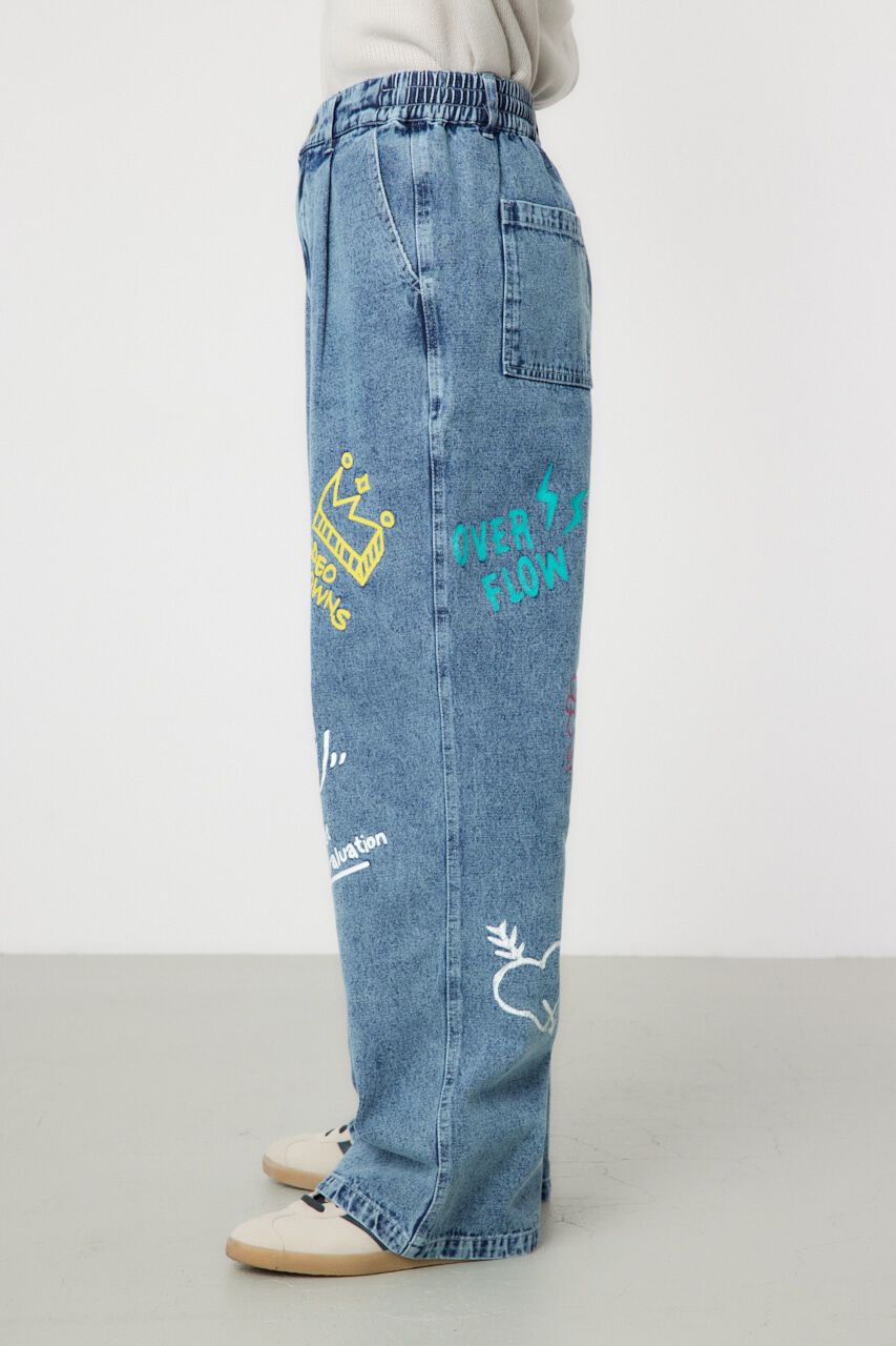 RODEO CROWNS「rakugaki デニムパンツ」|デニム|