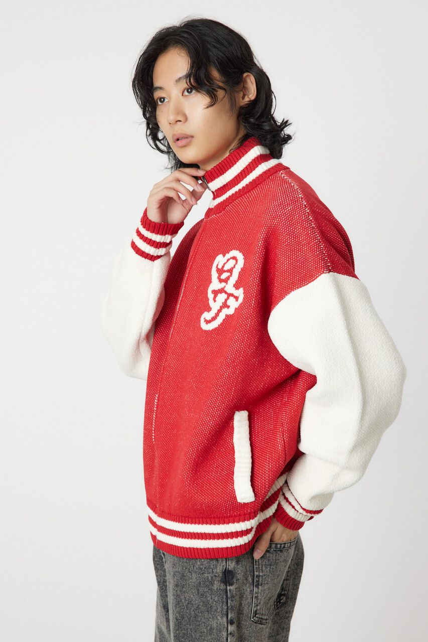 RODEO CROWNS「zipニットスタジャン」|ブルゾン・スタジャン|