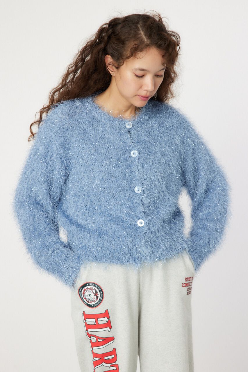 RODEO CROWNS「ラメシャギーニットカーディガン」|カーディガン|