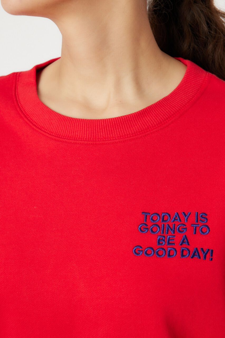 RODEO CROWNS「デコレーションスリーブスウェット」|パーカー|