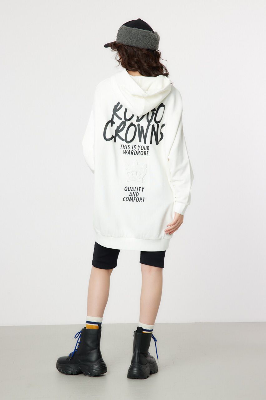RODEO CROWNS「クラウンエンボス LOGO パーカーワンピース」|ワンピース|