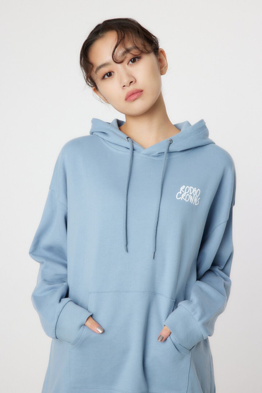 RODEO CROWNS「クラウンエンボス LOGO パーカーワンピース」|ワンピース|
