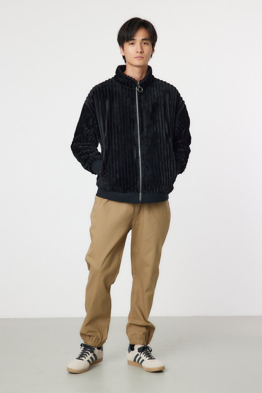 RODEO CROWNS「ハリヌキバックLOGOフェイクファージャケット」|ブルゾン・スタジャン|