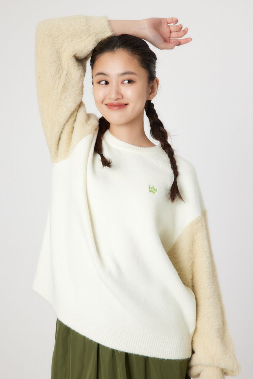 RODEO CROWNS「アームシャギーニットトップス」|ニット・セーター|