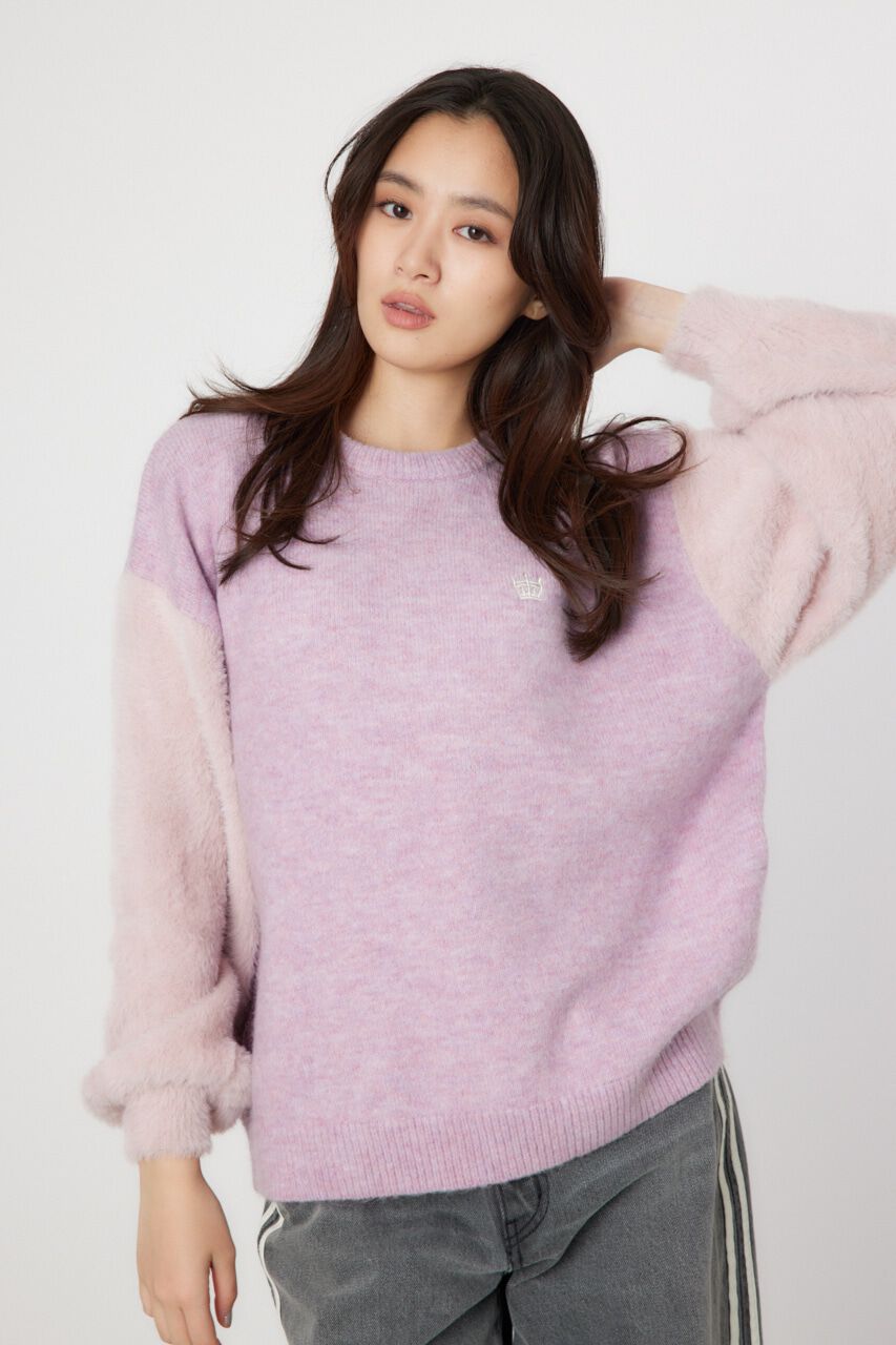 RODEO CROWNS「アームシャギーニットトップス」|ニット・セーター|