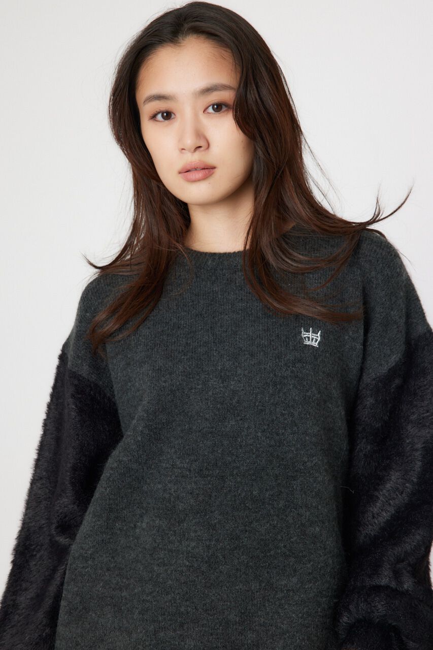 RODEO CROWNS「アームシャギーニットトップス」|ニット・セーター|