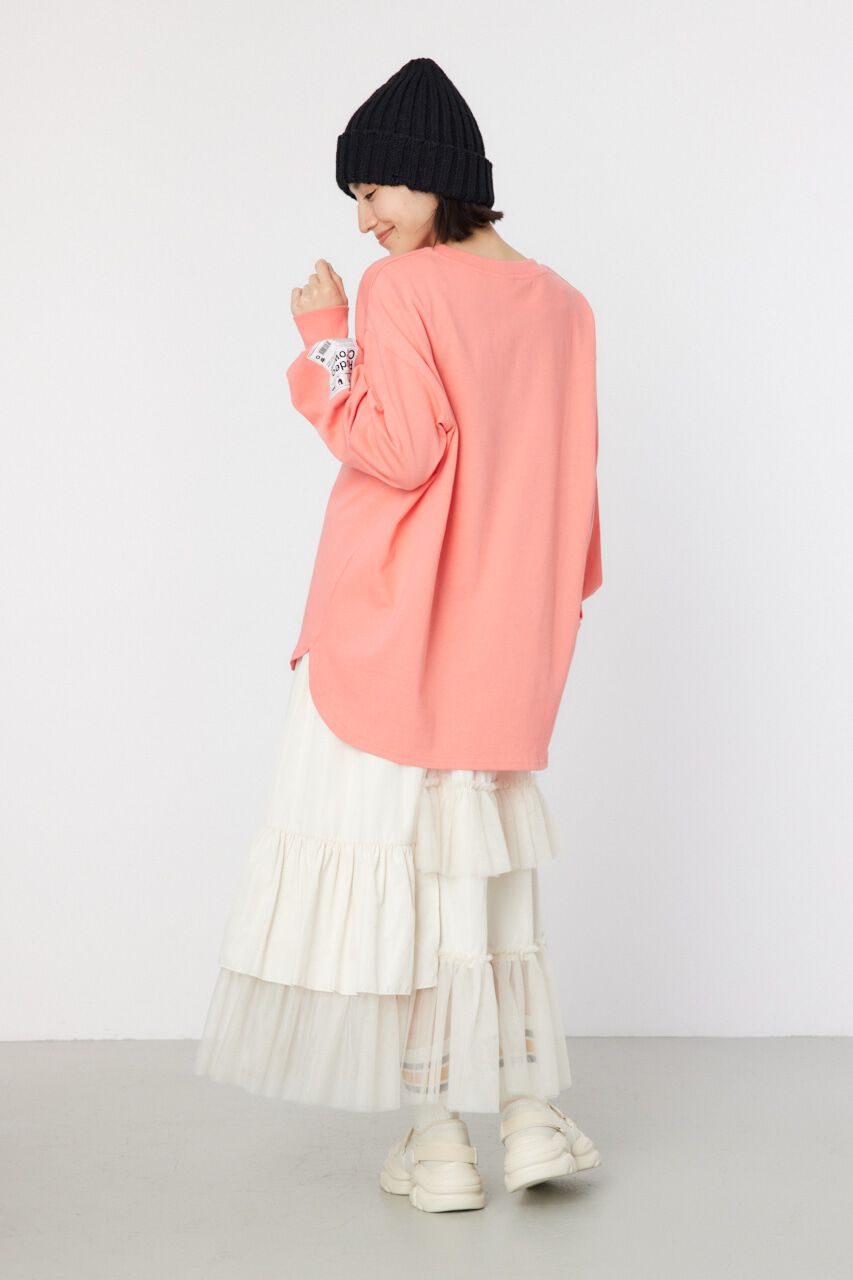 RODEO CROWNS「ネームパッチリラックスロングTシャツ」|Tシャツ・カットソー|