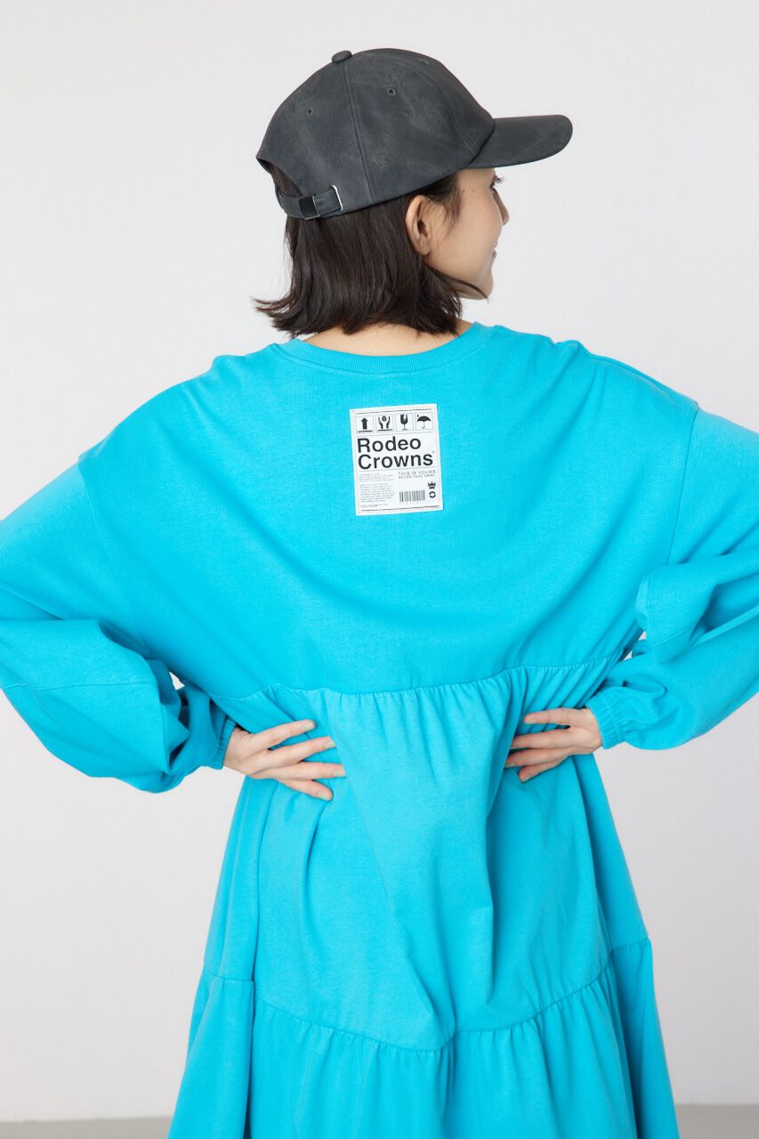 RODEO CROWNS「ネームパッチティアードマキシワンピース」|ワンピース|