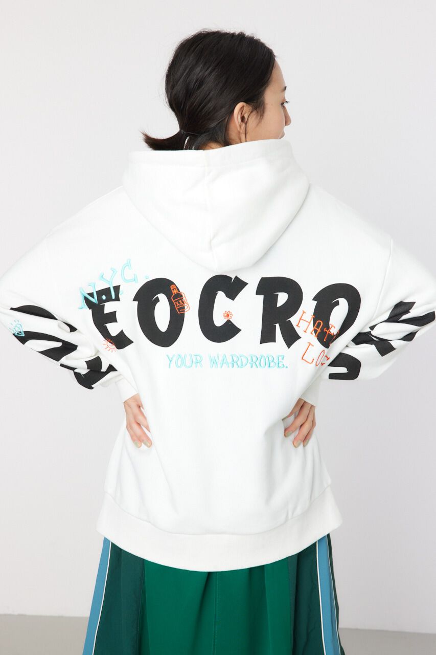 RODEO CROWNS「SKETCH LOGO ジップパーカー」|パーカー|